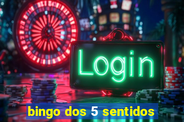 bingo dos 5 sentidos